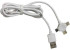 Ubon GR-25 Built-in MicroV8/Type-C/iPhone1 m Micro USB Cable  (Compatible with Mobile & Tablets)